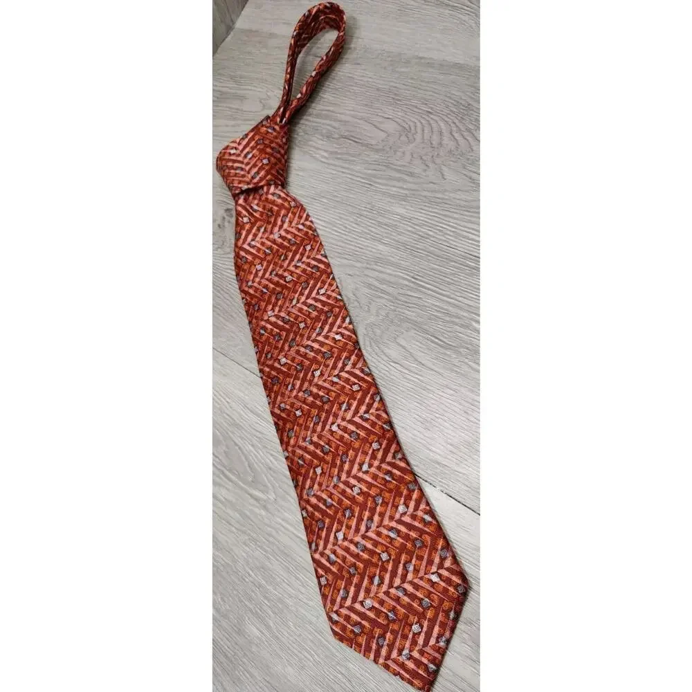 Ermenegildo Zegna Men's‎ TIE 100% Silk Made in Italy Necktie